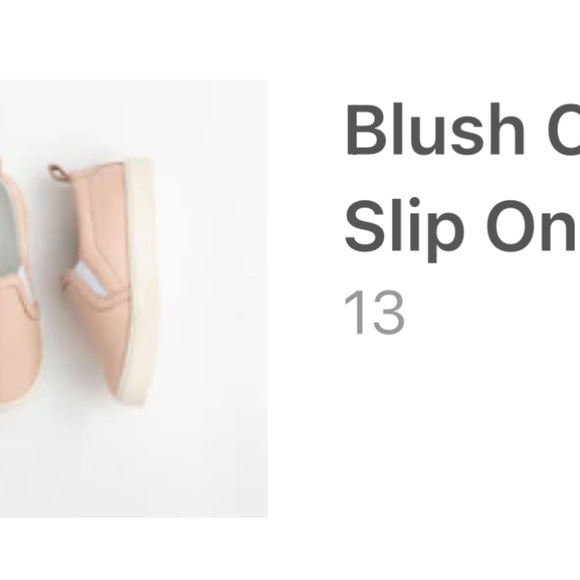 Freshly Picked Blush Slip Ons Size 13 - Picture 3 of 3